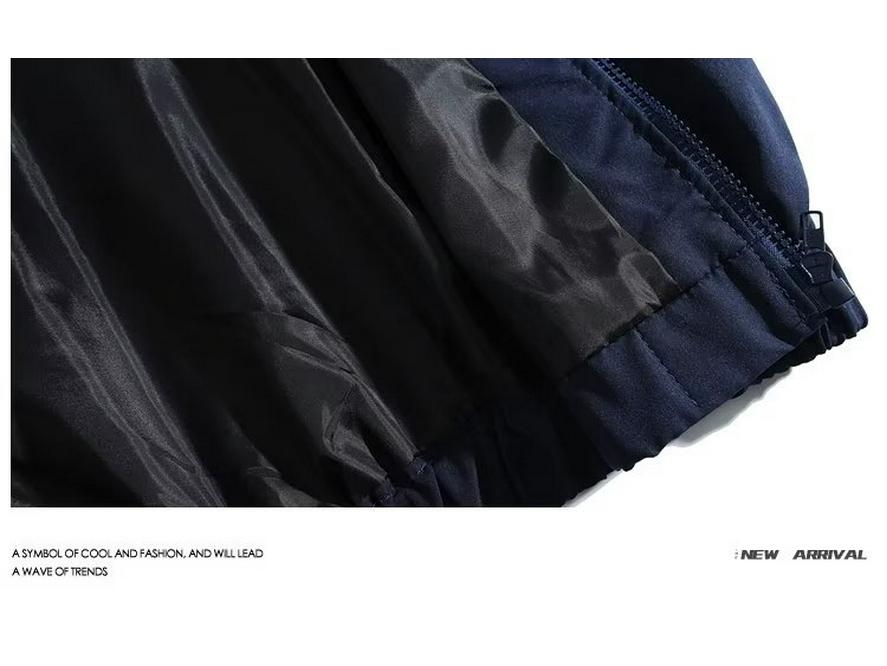 Men's Japanese Retro Color-Block Stand Collar Jacket - Trendy Loose College Style, Spring/Autumn Casual Wear for Couples