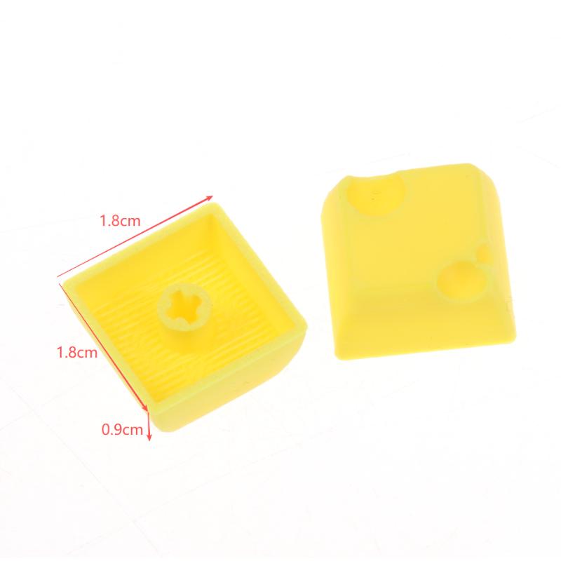 4Pcs Chesse Cake Cube Keycap For Mechanical Keyboard Keycaps Cartoon Cute Personality Keyboard Decorations
