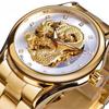 European and American Style Men's Fashionable and Casual Steel Belt Dragon Watch Hollow Waterproof Automatic Mechanical Watch