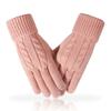Damen Winterhandschuhe Warme Acrylstrick Reiten Büro Kaltes Wetter Warmer Handschutz Mehrfarbig