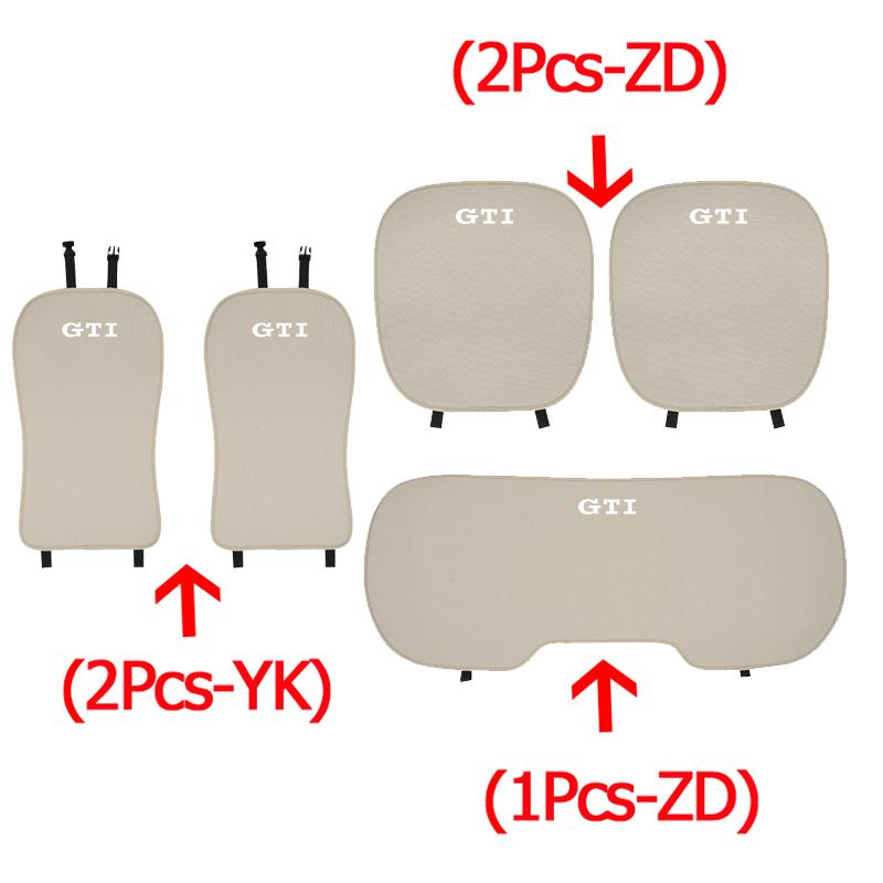 Voor VOLKSWAGEN VW Volkswagen Autostoelhoes IJszijde Kussen Beschermkussentjes Voor VW GTI Polo Golf Passat Tiguan Arteon Touareg CC