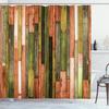 Antlers Shower Curtain Moose In Winter Forest Wildlife Reindeer Christmas Theme Watercolor Painting Style, Cloth Fabric Bathroom