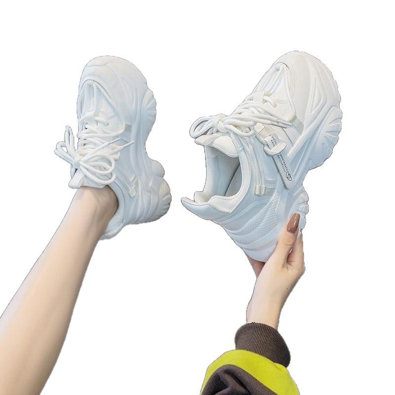 New 2025 Summer Mesh Breathable, Light and Comfortable Dad Shoes On New Inner Height Increase Small Exclusive Sports Shoes