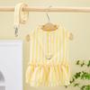 Spring and Summer 2024 New Pet Dog Clothes Vertical Traction Skirt Small and Medium-sized Dog Teddy Dog Clothing Bomei Skirt