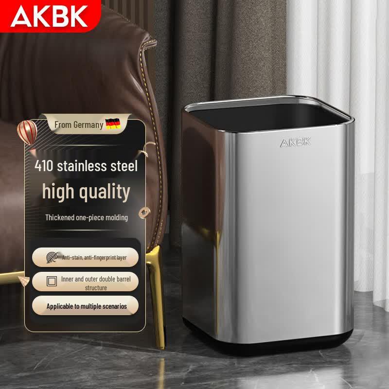 Нержавеющая сталь AKBK Мусорное ведро