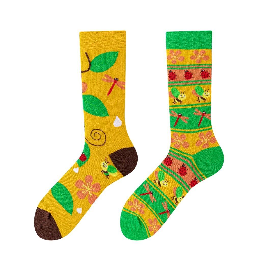 Mid-Calf Cotton Socks (Combed Cotton) One Size
