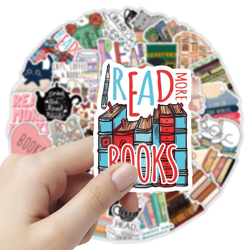 2 Reading Stickers Decorative Stickers For Laptops And Phones