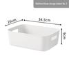 Plastic Storage Box with Lid - Ideal for Clothes, Snacks, and Sundries