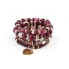 4 pièces/ensemble Bracelets Bohèmes à Fil Pour Femmes Bracelets Perles de Cristal Cœur Lettre Joncs Élastiques Bracelet de Poignet Bijoux Yoga Cadeaux K-