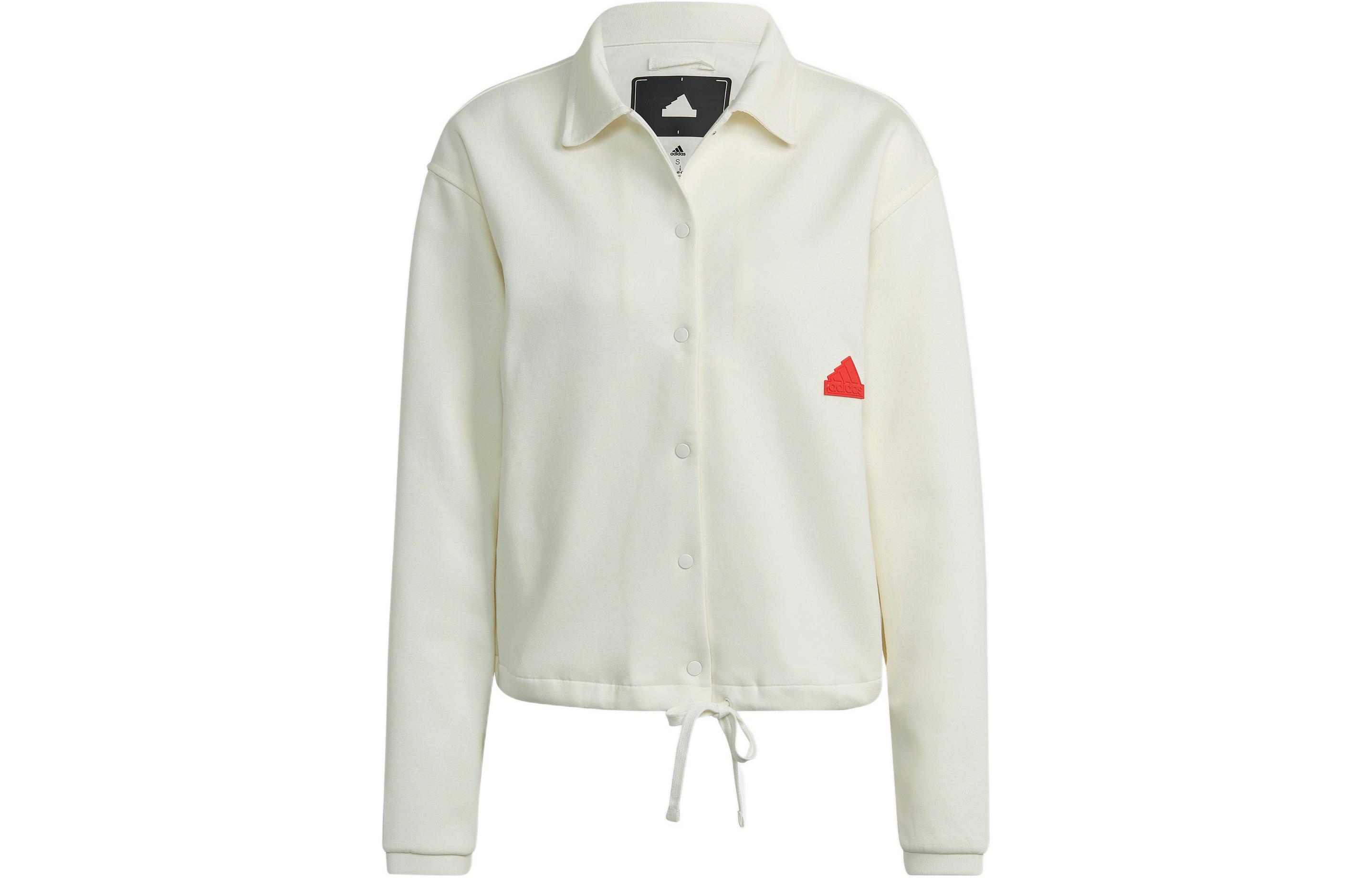 Adidas Jackets Women s White Lapel Moderate Other HP1586 S