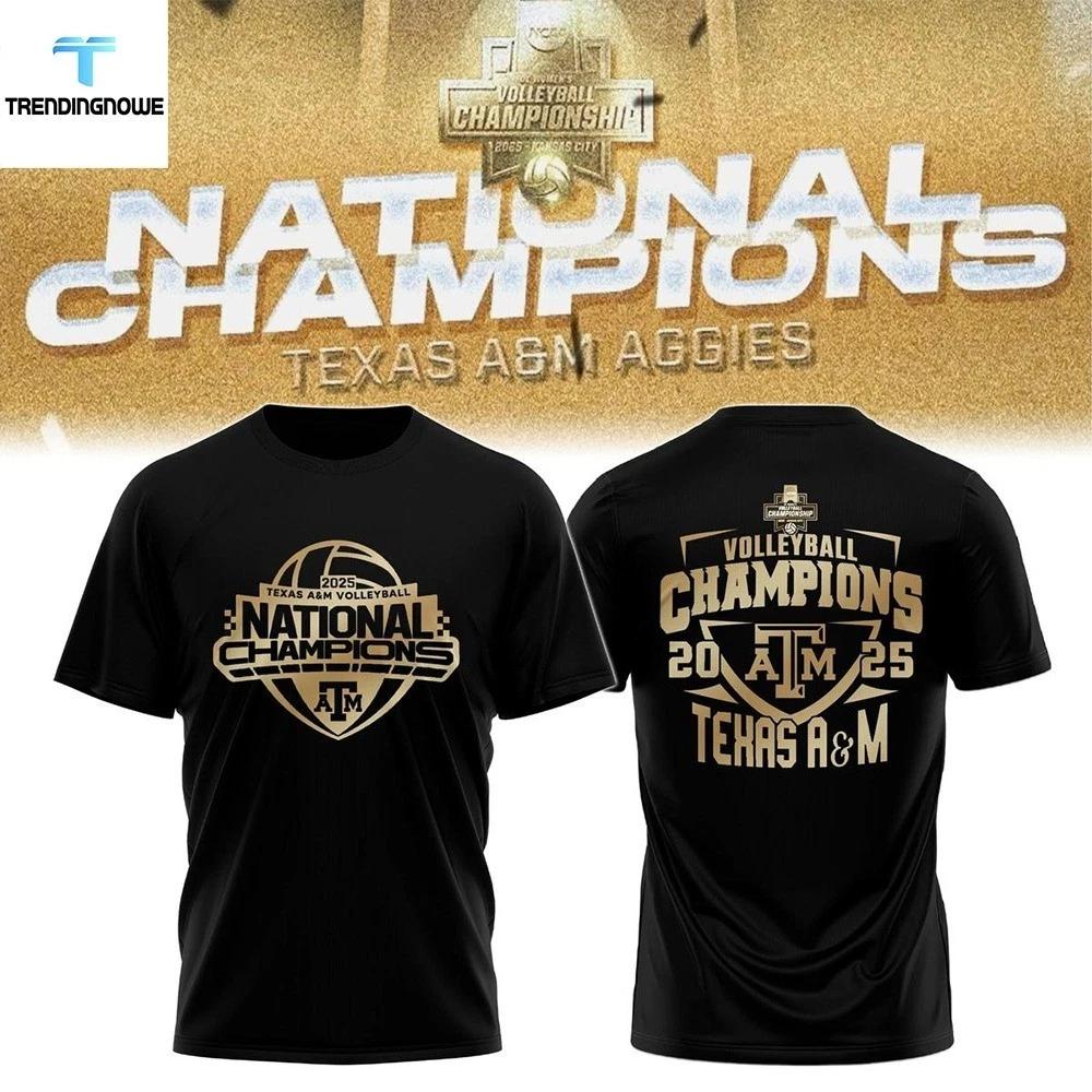 

Texas A&M Aggies Volleyball National Champions T-Shirt XL