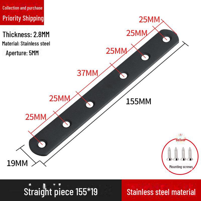 L-förmiger Regalträger aus Edelstahl, 90-Grad-Rechtwinkelverbinder