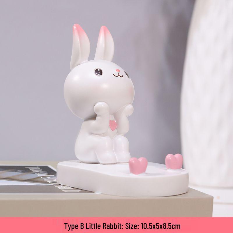 Cartoon Niedlicher Handy- & Tablet-Ständer: Kreatives Desktop-Ornament & Binge-Watching-Geschenk