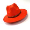 Jazz Hat Season Belt Top Hat Woolen Hat Felt Hat Versatile Trend