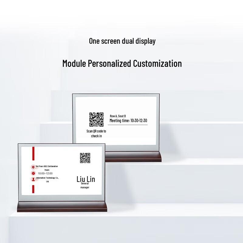 MAXHUB T-shaped E-Ink Smart Conference Table Card (CN version)