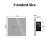 Bningoelec  2023 Best Selling Cheap Smart Light Switch Alexa Wifi Tuya 2gang Smart Home Wall Mechanical Touch Switch