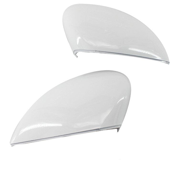 White Auto Side mirror covers for Ford Fiesta VI MK6 CB1 CCN 2009 2017 Wing caps replace Hatchback Sedan Van left