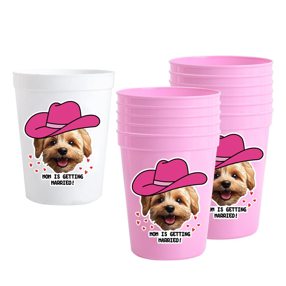 20pcs Custom Groom Face sticker Personalized Bachelorette Wine Cup Sticker Same Cowboy Forever photo Sticker Hen Party decor