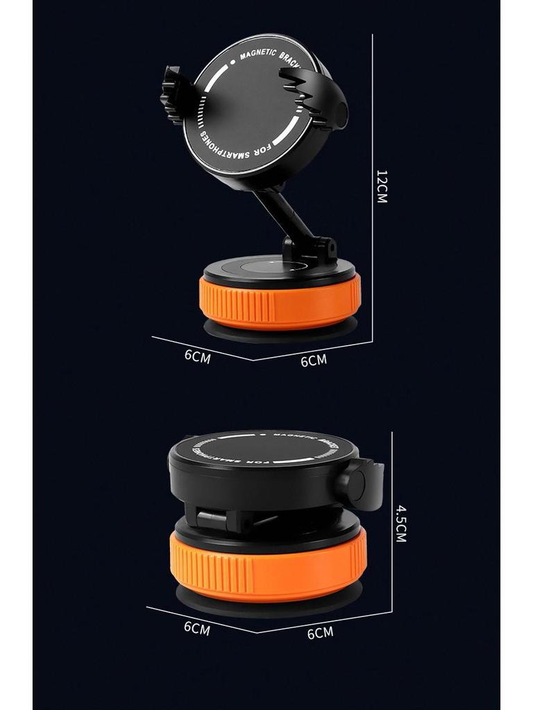 Magnetic Car Phone Holder with Suction Cup – Strong Grip for Universal Navigation