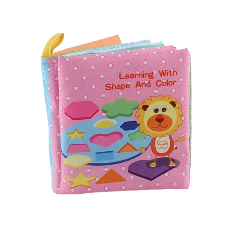 

Baby Fabric Soft Cloth Book Tearproof Infant Early Cognitive Education Supplies Animal