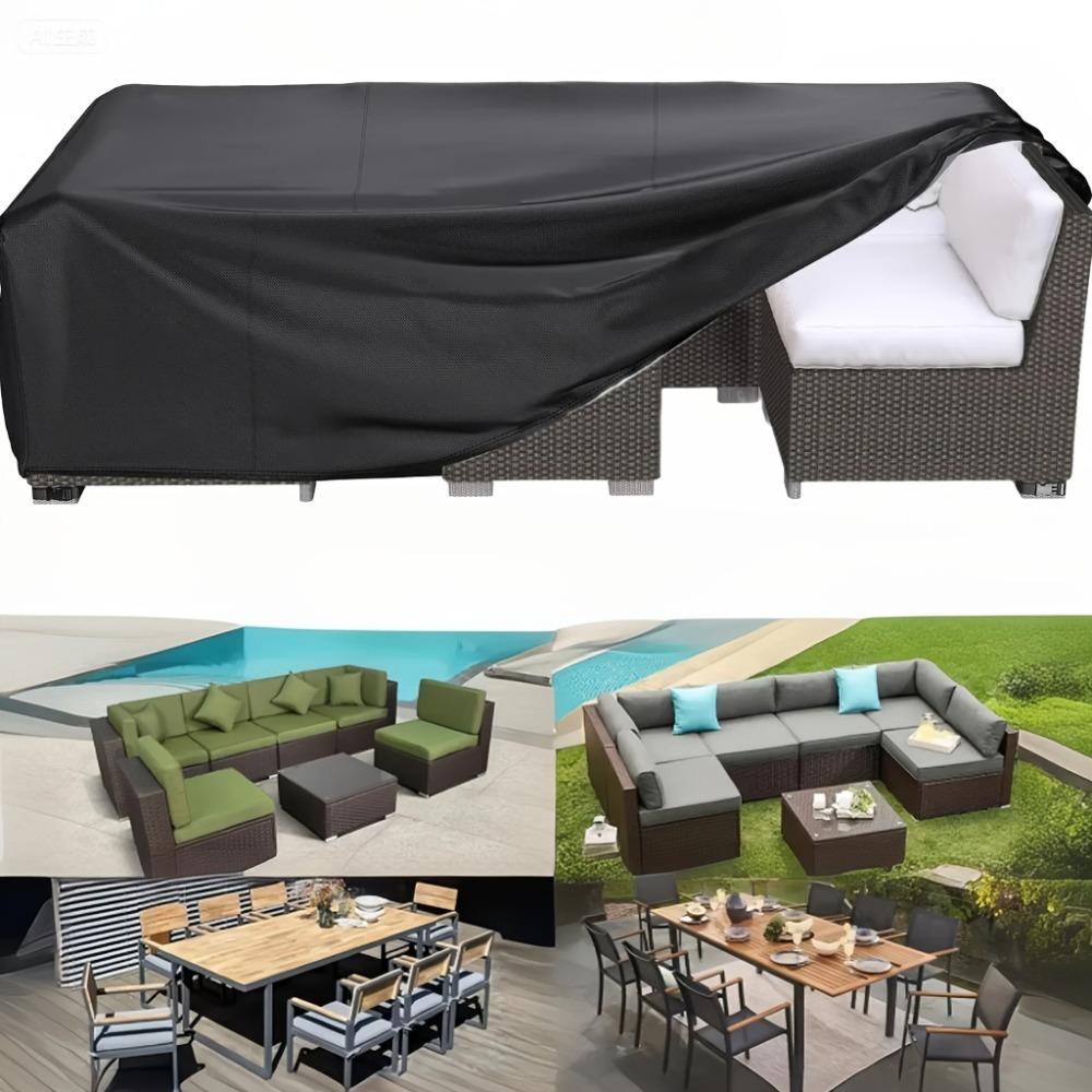218 Sizes of Patio Furniture Covers, Table and Chair Covers, Waterproof, Dustproof, UV-proof 210D Oxford Cloth Protective Cover