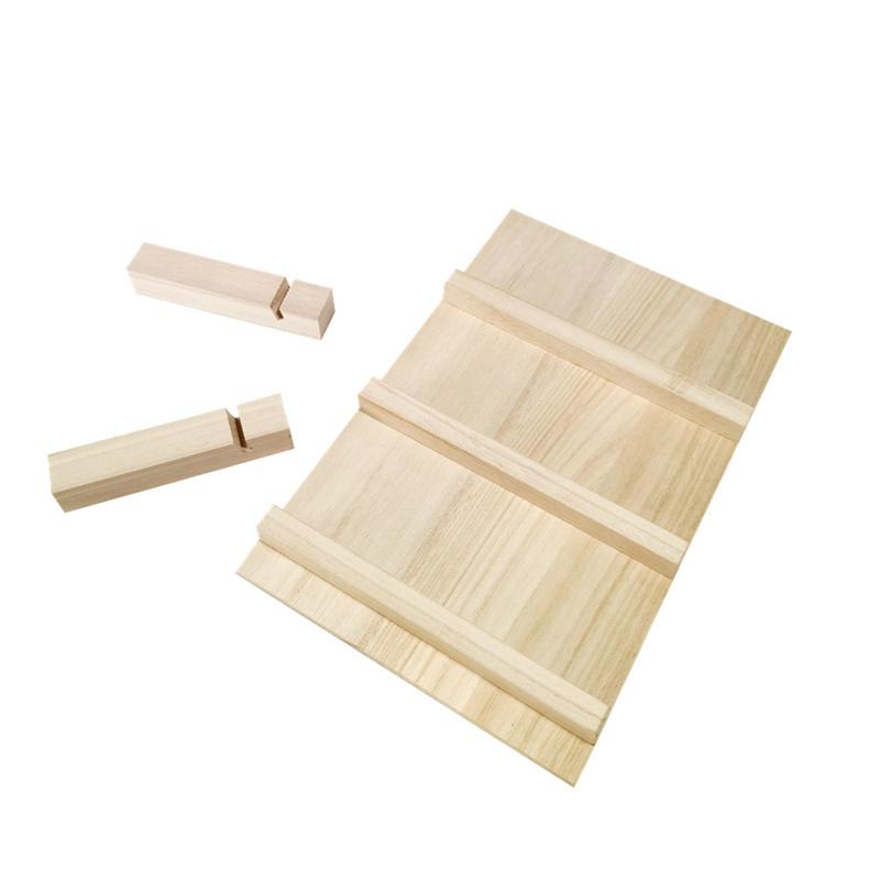Wooden Multi-layer Earring Display Rack Earring Stud Storage Display Props Jewelry Storage Rack Counter Earring Jewelry Rack