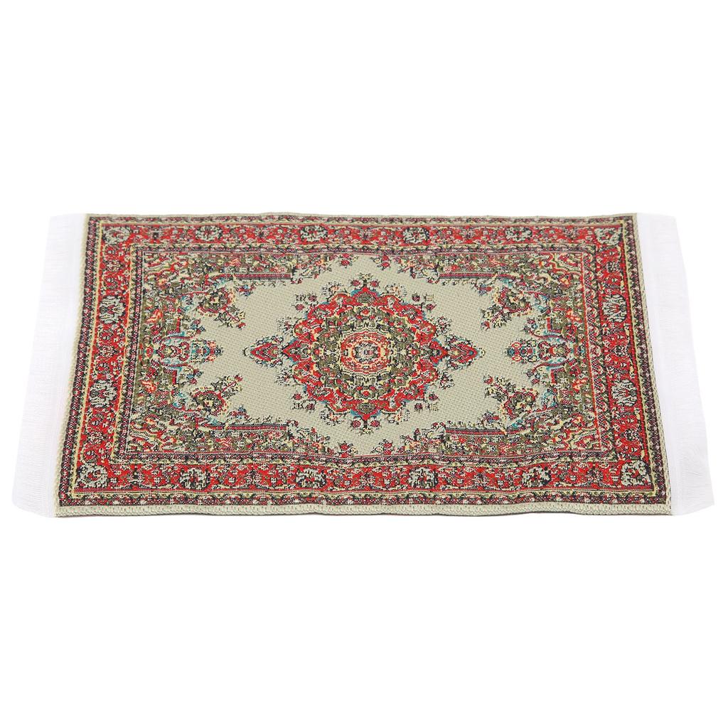 1:12 Oyuncak Bebek Evi Dokuma Halı Minyatür Kilim Oyuncak Bebek Evi Dekorasyonu Çocuk Hediyesi Aksesuarlar#2