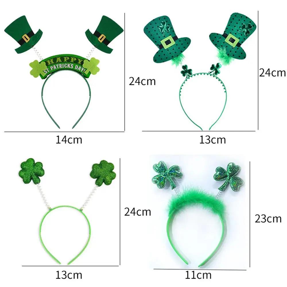 Decoration Lucky Green Headband Clover Headwear Party Supplies Holiday Accessories St Patricks Day Hair Band