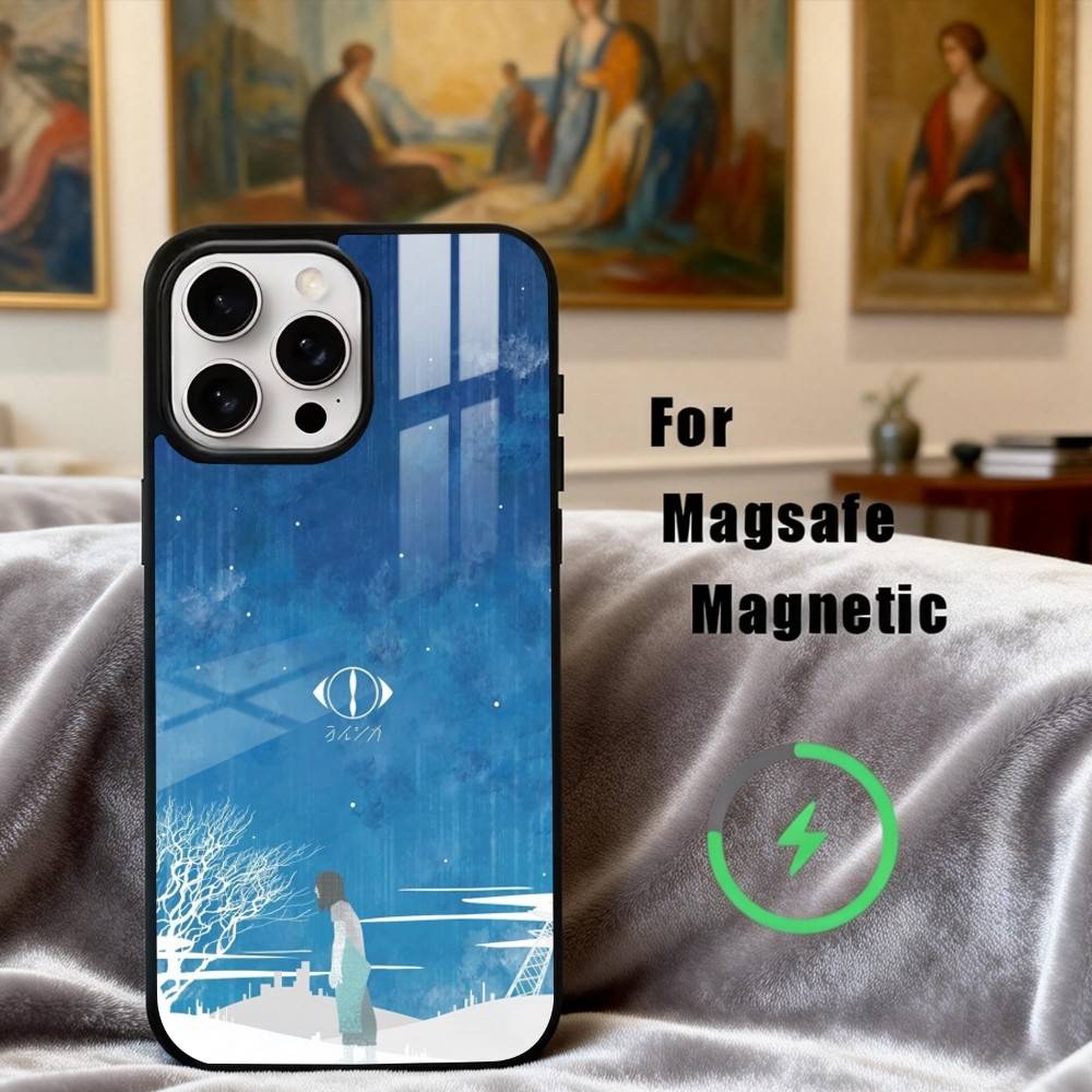 M-MUSIC Y-YorushikaS A-ART Phone Case For iPhone17,16,15,14,13,12,11 Plus,For Magnetic Wireless Charge Cover