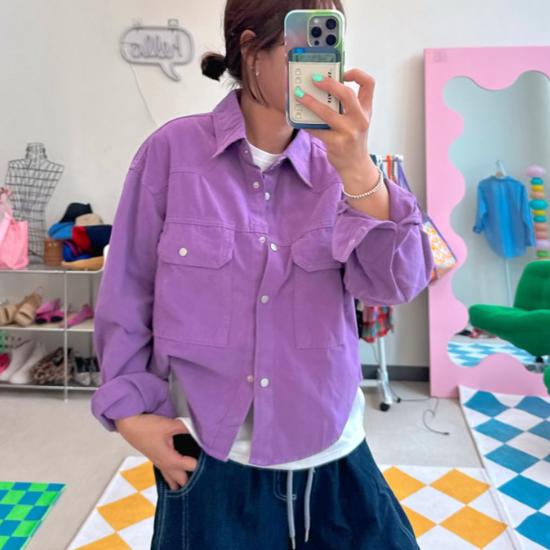 Colorful Spring Bailey Blouse Jacket
