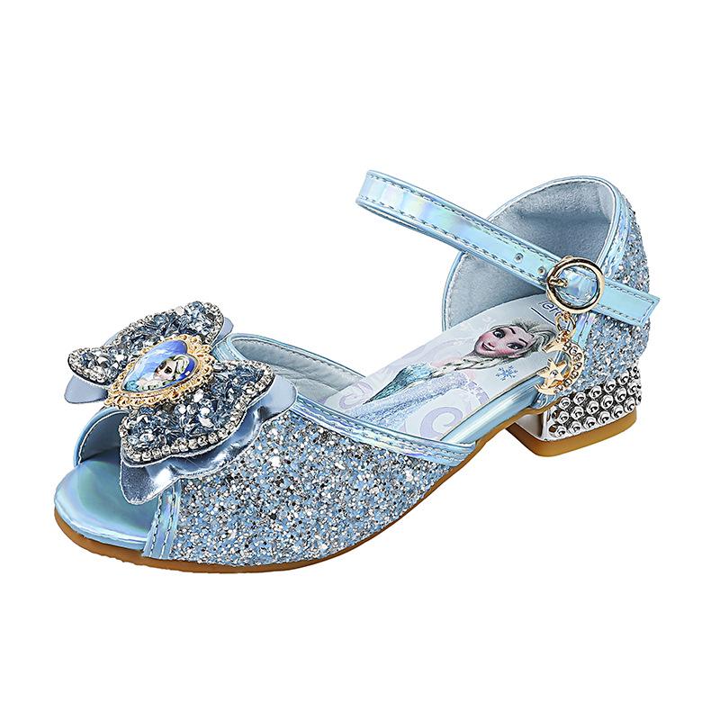 Toddler Girls' Summer Bowknot Princess High Heel Sandals