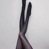 Calze senza cuciture oleose a vita alta sexy seta nera collant primavera e autunno pizzo tentazione setoso lucido taglia grande calzini olio di cavallo