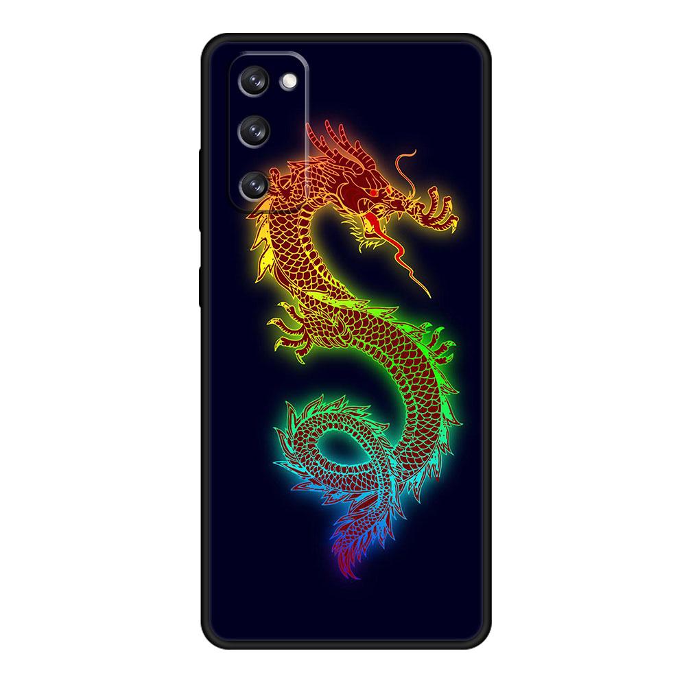 

Для Samsung Galaxy S20 FE 2022 S21 Plus S8 S9 S22 Ultra 5G S10e S7 S10 Dragon God Pattern Повний чохол для телефону Samsung S7