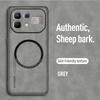 Cover For Infinix Note 60 Pro Sheepskin Leather Back Case For Infinix Note 60 60Pro Magnetic Wireless Charging Shockproof Shell