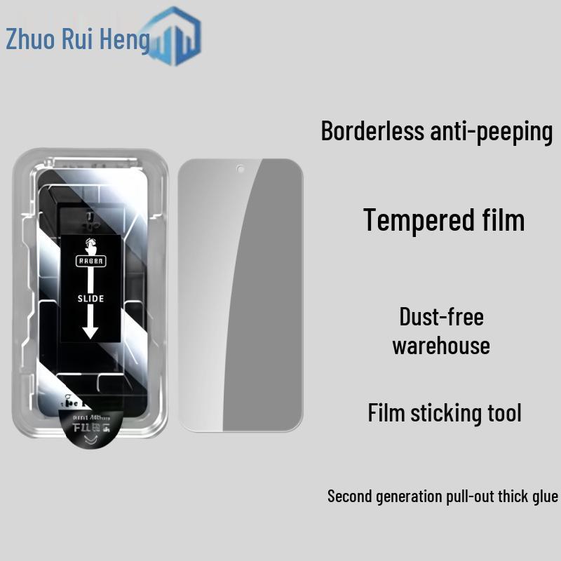Honor X7e Plus HD Anti-Peep Tempered Glass with Thick Glue & Dust-Free Chamber