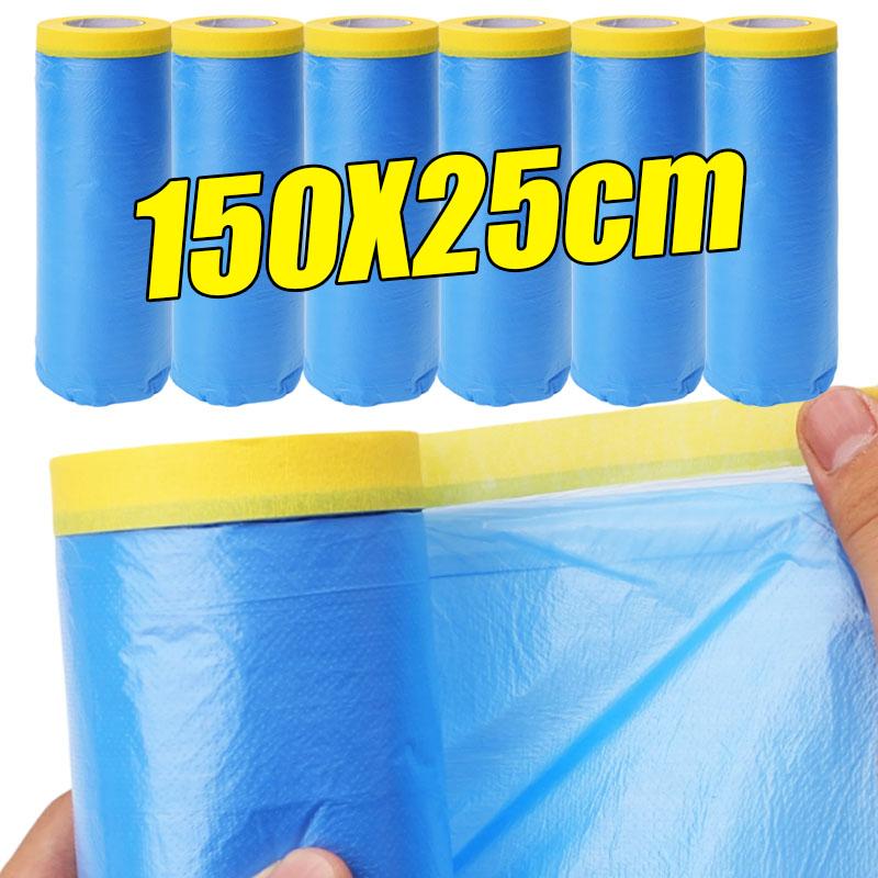 Araba Boyama Koruyucu Film Otomatik Boyama Kalkanlama Filmi Plastik Kumaş Artık Boya Tozu Plastik Kalkanlama Kumaşı Çıkartmaları
