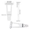 6 Strings Jazzes Guitar Trapeze Tailpiece Bridge Alloy Musical Instrument Accessory Guitar Bridge Tailpiece Replacements