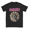 Pánská trička Soundgardens 100% bavlna Vintage trička s kulatým výstřihem a krátkým rukávem 6XL