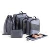 Travel Dream Sixpiece Lattice Storage Bag With Waterresistant Polyester For Packing And Organization