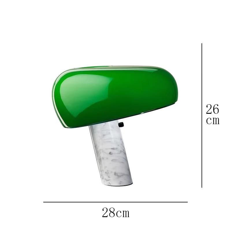Lampada da Tavolo Moderna Nordica in Marmo e Vetro