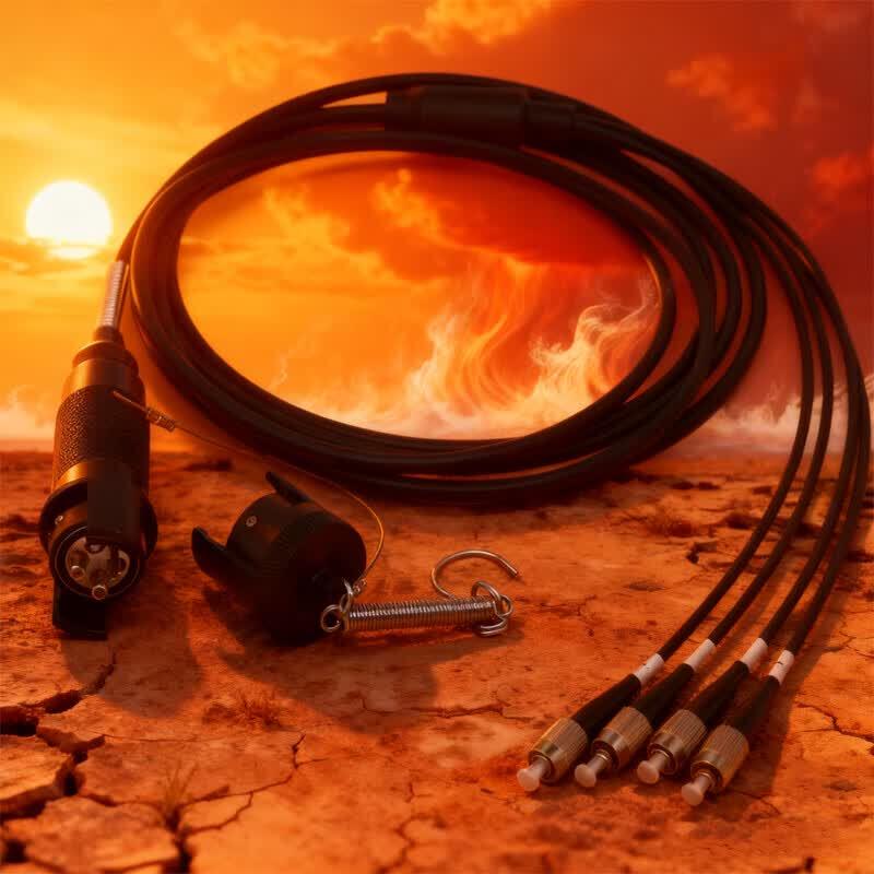 Field Optical Cable Aviation Connector