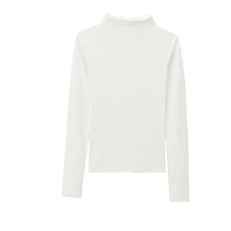 Zab Autumn New Women's Clothing Fashion Style French Style Design Fashion All-Match Turtleneck T-shirt 4174678