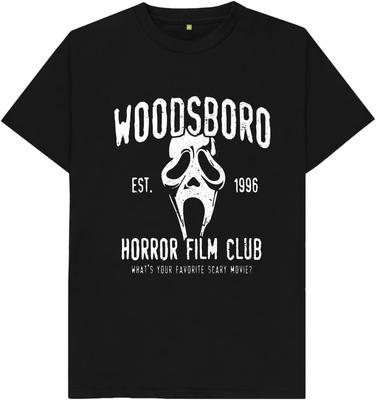 Woodsboro 1996 Club de Cinéma d'Horreur Quel est Ton Film d'Horreur Préféré T-shirt Homme