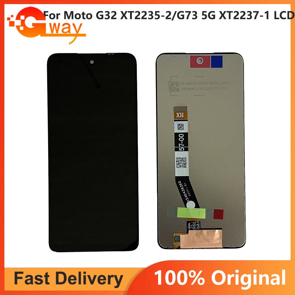 LCD Screen and Digitizer Full Assembly For Moto G73