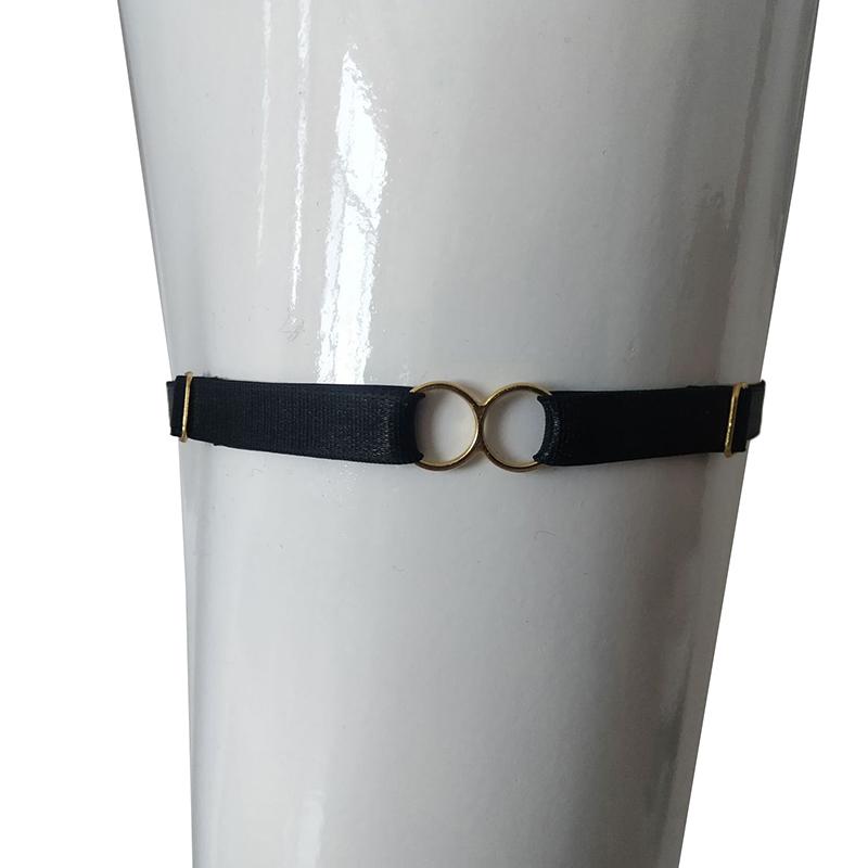 Sexy Schleife Oberschenkel Bein Gurt Strumpfhalter, Verstellbares Gothic Hüftgeschirr für Halloween Valentinstag Kostüm