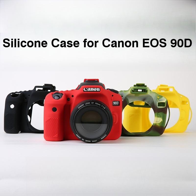 Macaron - Colored Silicone Case for Canon EOS 90D - Special - Purpose DSLR Protective Cover & Camera Bag