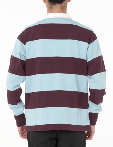 Canterbury 4-inch Stripe Rugby Jersey, Size 23, Sax, XL