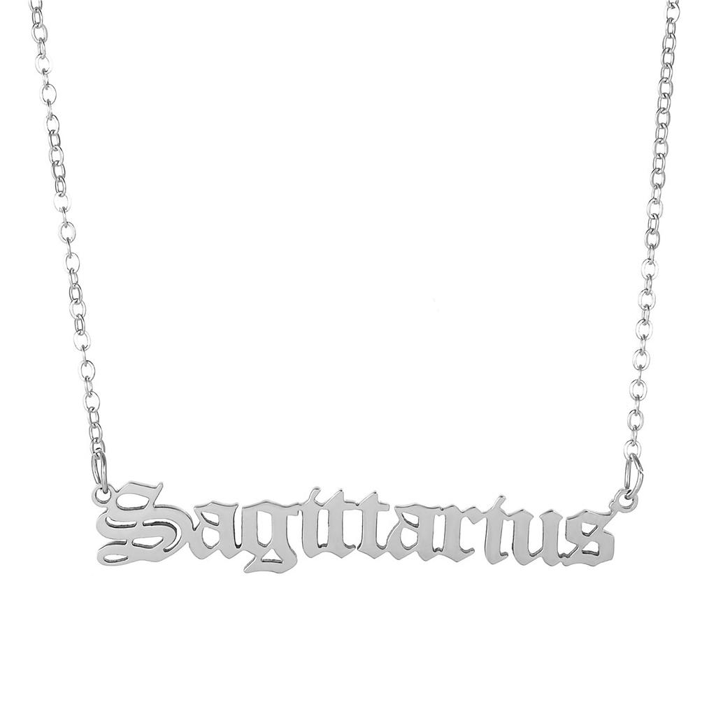 Minimalist and Exquisite Birthstone Women's Necklace Pendant Stainless Steel Plated 18K Gold Birthstone Jewelry Gift Necklace