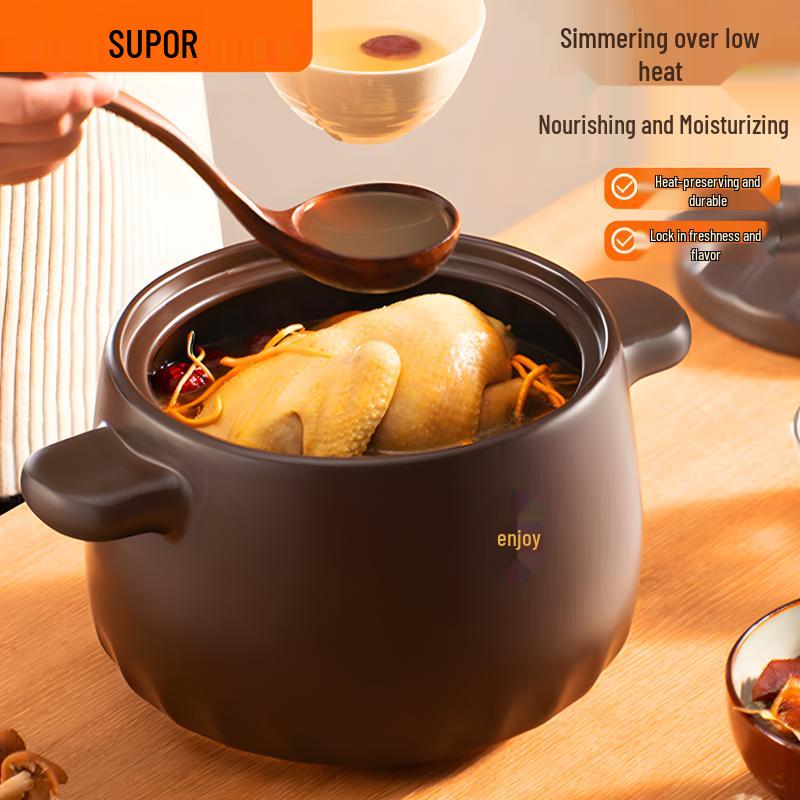 SUPOR 4.5L High Temperature Ceramic Casserole