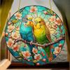 Flat Printing Car Backpack Ornament Colorful Hummingbird Hanging Pendant  Garden Decor